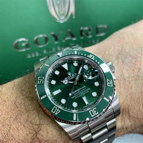 rolex submariner green bezel green face|More.